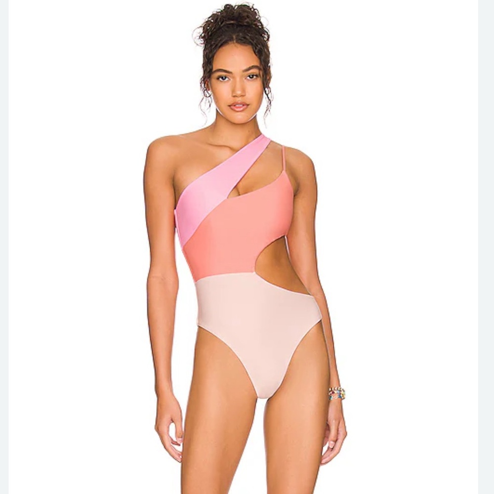 Tularosa Kabella One Piece Swimsuit in Pink Canyon
